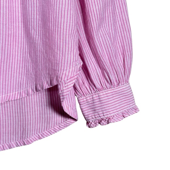 XIRENA Hale Shirt in El Matador Stripes Crus Stripe - Picture 6 of 11